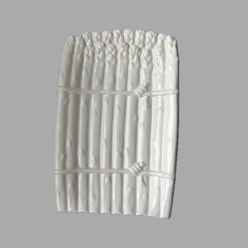 Asperge schaal klein wit